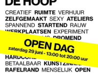 De Hoop —  Open dag : 160 nieuwe ateliers